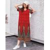 Ekouaer Women’s Full Length Short Sleeve Nightgown(Feather)