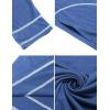 Ekouaer Women’s Nightshirt Long Sleeve Nightgown Round Neck Sleepwear Full Length Pajama Dress with Pockets Loungewear S-XXL(A-blue)