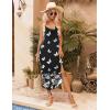 Ekouaer Womens Sleeveless Nightgown Full Slip Nightshirt Print Nightwear Full Length Loungewear Soft Nightdress(Black Butterfly)