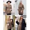 Ekouaer Women’s Maternity Shirts Long Sleeve Pregnancy Tops Casual Ribbed Knit Winter Pregnant Blouses(Mocha Brown)