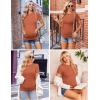 Ekouaer Womens Maternity Shirts Short Sleeve 3 Packs Crew Neck Pregnancy Tee Tops Tunic Blouse Soft Mama Clothes S-XXL(3pcs Burgundy Red / Caramel / Dark Grey)