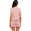 Ekouaer Womens Nursing Pajamas Maternity Breastfeeding Pjs Sleepwear Layer Soft Postpartum Lounge Set Pregnancy Clothes(A Dirty Pink)