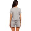 Ekouaer Womens Nursing Pajamas Maternity Breastfeeding Pjs Sleepwear Layer Soft Postpartum Lounge Set Pregnancy Clothes(A Litght Grey)