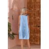 Ekouaer Women’s Satin Silk Nightgown V Neck Nightie Tank Sleepshirt Sleeveless Summer Dress Comfy Loungewear(Clear Blue)