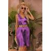 Ekouaer Women’s Satin Silk Nightgown V Neck Nightie Tank Sleepshirt Sleeveless Summer Dress Comfy Loungewear(Purple)