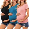 3pcs- Black + Pink + Teal