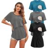 3pcs- Black + Deep Grey + Blue Green