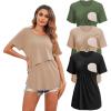 3pcs- Black + Khaki + Army Green