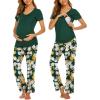 B Floral Green