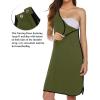 Ekouaer Labor and Delivery Gown for Hospital 3 in 1 Nursing Dress Sleeveless Maternity Snap Button Breastfeeding Nightgown(Army Green)