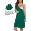Ekouaer Labor and Delivery Gown for Hospital 3 in 1 Nursing Dress Sleeveless Maternity Snap Button Breastfeeding Nightgown(Ivy Green)