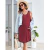 Ekouaer Labor and Delivery Gown for Hospital 3 in 1 Nursing Dress Sleeveless Maternity Snap Button Breastfeeding Nightgown(Wine Red)