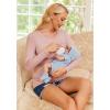 Ekouaer Women 3 Packs Nursing Shirts Long Sleeve Breastfeeding Tops Round Neck Postpartum Clothes Double Layer Maternity Tee(Black / Army Green / Dirty Pink)