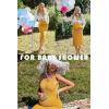 Ekouaer Women’s Maternity Dress Rib Knit Sleeveless Tank Side Slit Bodycon Dresses Pregnancy Clothes S-XXL(Yellow)