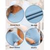 Ekouaer Women’s Maternity Dress Ruched Ribbed Bodycon Summer Dresses Casual Pregnancy Dress S-XXL(Light Blue)