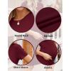 Ekouaer Women’s Maternity Dress Ruched Ribbed Bodycon Summer Dresses Casual Pregnancy Dress S-XXL(Wine Red)