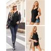 Ekouaer Women’s Maternity Nursing Tank Tops Sleeveless Breastfeeding Shirts Double Layer Summer Pregnancy Clothes(Black)