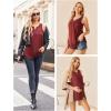 Ekouaer Women’s Maternity Nursing Tank Tops Sleeveless Breastfeeding Shirts Double Layer Summer Pregnancy Clothes(Wine Red)