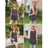 Ekouaer Women’s Maternity Nursing Tank Tops Sleeveless Scoop Neck Breastfeeding Shirt 3 Pack Double Layer Pregnancy Clothes(Deep Grey/Army Green/Purple)