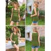 Ekouaer Women’s Maternity Nursing Tank Tops Sleeveless Scoop Neck Breastfeeding Shirt 3 Pack Double Layer Pregnancy Clothes(Deep Grey/Army Green/Purple)