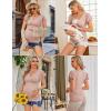 Ekouaer Women’s Maternity Shirts 3 Packs Nursing Tops Flying Short Sleeve Breastfeeding Tees Side Ruched Pregnancy Clothes(Light Grey / Black / Pink(3pcs))