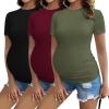 3pcs Black/ Burgundy Red/ Army Green
