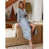 Ekouaer Women Robes Long Knit Bathrobe Lightweight Soft Kimono Robes Casual Ladies Loungewear with Pockets(Grey Cat)