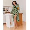 Ekouaer Kimono Robes for Women Long Lightweight Knit Bathrobe Shawl Soft Sleepwear Casual Ladies Loungewear S-XXL(Army Green Bigfoot)