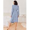Ekouaer Kimono Robes for Women Long Lightweight Knit Bathrobe Shawl Soft Sleepwear Casual Ladies Loungewear S-XXL(Cool Dogs)