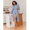 Ekouaer Kimono Robes for Women Long Lightweight Knit Bathrobe Shawl Soft Sleepwear Casual Ladies Loungewear S-XXL(Cool Dogs)