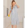 Ekouaer Robes For Women Zipper Front Bathrobe Short Sleeve House Coat Long Nightgown With Pockets Soft Loungewear(A-white)