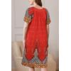 Ekouaer Women Robe Zipper Front Mumu Duster Robes Zip Up Housecoat Soft Sleepwear with Pockets(Feather Red)