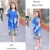 Ekouaer Women Robe Zipper Front Mumu Duster Robes Zip Up Housecoat Soft Sleepwear with Pockets(Mandola)