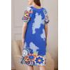 Ekouaer Women Robe Zipper Front Mumu Duster Robes Zip Up Housecoat Soft Sleepwear with Pockets(Mandola)