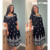 Ekouaer Women Zipper Robe Short Sleeves House Coat Zipper Front Bathrobe Sleepwear with Pockets Housecoat Nightgown(Floral Black)