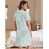 Ekouaer Women Zipper Robes Waffle Short Bathrobe Lightweight House Coat with Pockets Soft Nightgown S-3XL(Daisy Breeze)