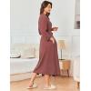 Ekouaer Women’s Robe Long Waffle Knit Bathrobe Lightweight Soft Kimono Robes Loungewear S-XXL(Big Waffle-gray Purple)