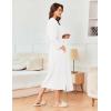 Ekouaer Women’s Robe Long Waffle Knit Bathrobe Lightweight Soft Kimono Robes Loungewear S-XXL(Small Waffle-white)