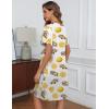 Ekouaer Womens’ Zipper Robe Short Sleeve Bathrobes Summer Sleepwear Soft Housecoat with Pockets Zip Up House Robes S-3XL(Oyster Lemon)