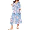 Floral Pink Blue