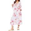 Floral White Red