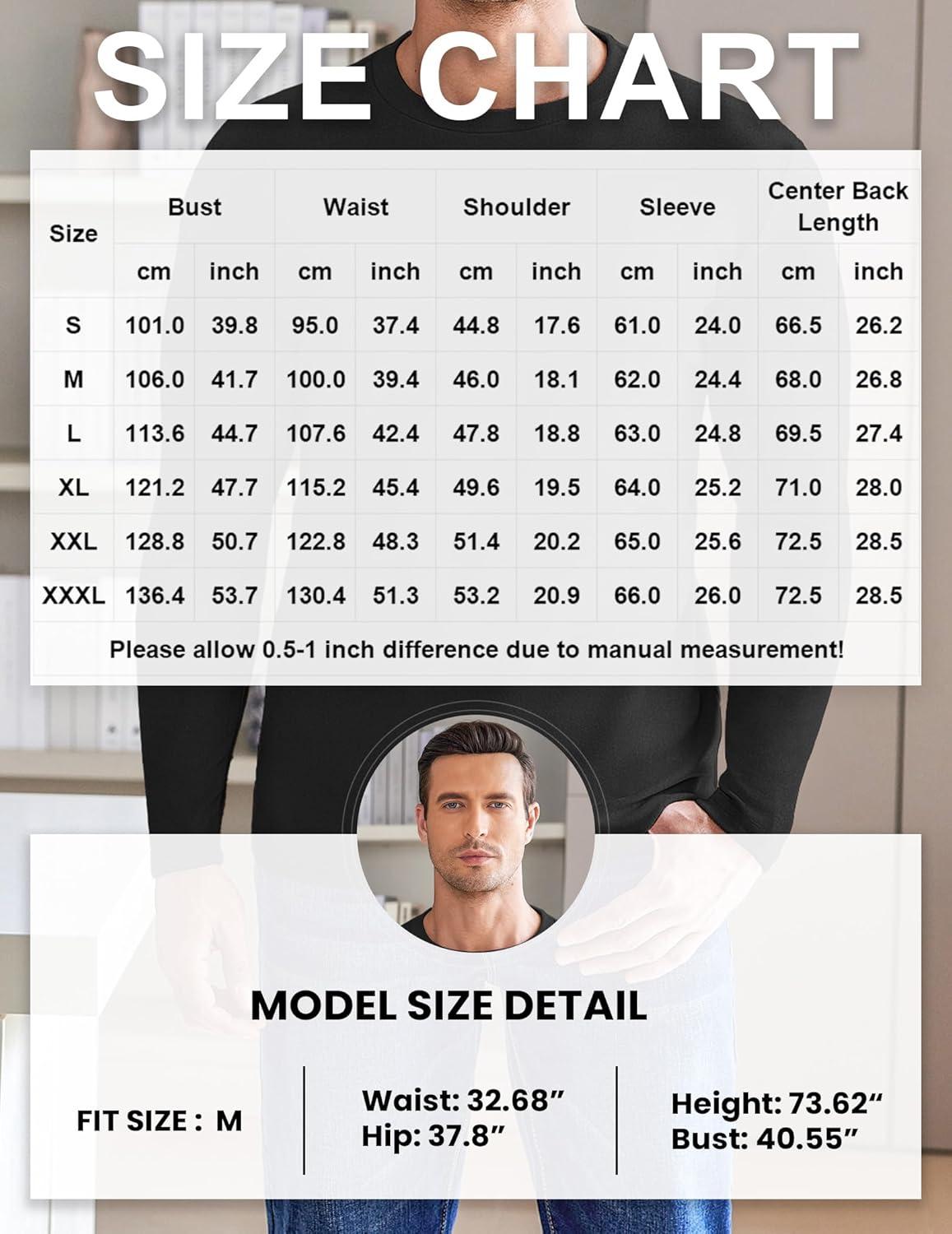 imageEkouaer Mens Long Sleeve Shirts Crew Neck Fleece Thermal Undershirts Midweight Sweatshirts Soft Base Layer Pullover Tee TopsGrey