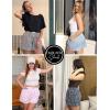 EKOUAER Womens Boxer Shorts Casual Lounge Summer Pants Y2K Beach Outfits with Pockets(Black)