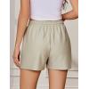 EKOUAER Womens Pajama Shorts Textured Casual Lounge Short Elastic Waist Pj Shorts Sweatsuits with Pockets 2026(Apricot)