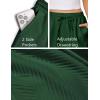 EKOUAER Womens Pajama Shorts Textured Casual Lounge Short Elastic Waist Pj Shorts Sweatsuits with Pockets 2026(Green)