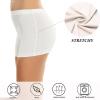 Ekouaer Boyshort Panties Women’s Soft Underwear Briefs Invisible Hipster 3 Pack Seamless Boxer Brief Panties S-XXL(A-white（3 Pack）)