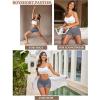 Ekouaer Boyshort Panties Women’s Soft Underwear Briefs Invisible Hipster 3 Pack Seamless Boxer Brief Panties S-XXL(Black & Gray-4 Pack)