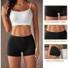 Ekouaer Boyshort Panties Women’s Soft Underwear Briefs Invisible Hipster 3 Pack Seamless Boxer Brief Panties S-XXL(Black & Nude-4 Pack)