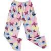 Ekouaer Girls Soft Pajamas Pants Cute Print Pattern PJ Bottoms Comfortable Lounge Long Pants with 2 Pockets(Pattern 1)