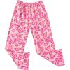 Ekouaer Girls Soft Pajamas Pants Cute Print Pattern PJ Bottoms Comfortable Lounge Long Pants with 2 Pockets(Pattern 2)